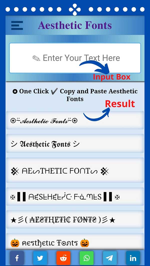 copy and paste text generator